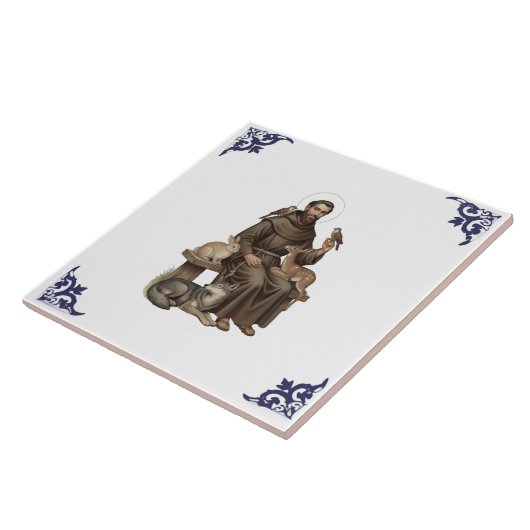 Saint Francis of Assisi Religious タイル (側面)