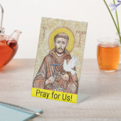 Saint Francis of Assisi Sign 台座サイン (インサイチュ)