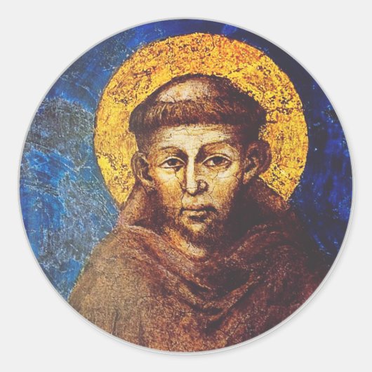 Saint Francis of Assisi The Canticle of Creation ラウンドシール (正面)