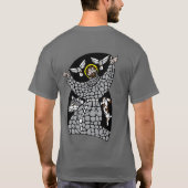 Saint Francis ParishとアウトリーチTシャツ(Dark) Tシャツ (裏面)