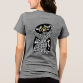 Saint Francis ParishロゴTシャツ(Dark Women) トライブレンドＴシャツ (裏面)
