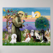 Saint Francis with 10 Dogs ポスター (正面)