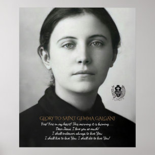 SAINT GEMMA GALGANI POSTER ポスター