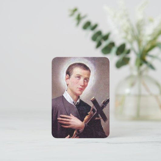 Saint Gerard Majella Fertility Prayer Card 名刺 (スタンド正面)
