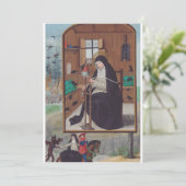 Saint Gertrude of Helfta by Simon Bening 招待状 (スタンド正面)