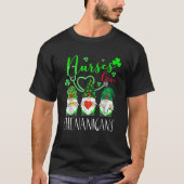 Saint Hattrick St Patrick's Day Hockey Hat Tricks Tシャツ (正面)