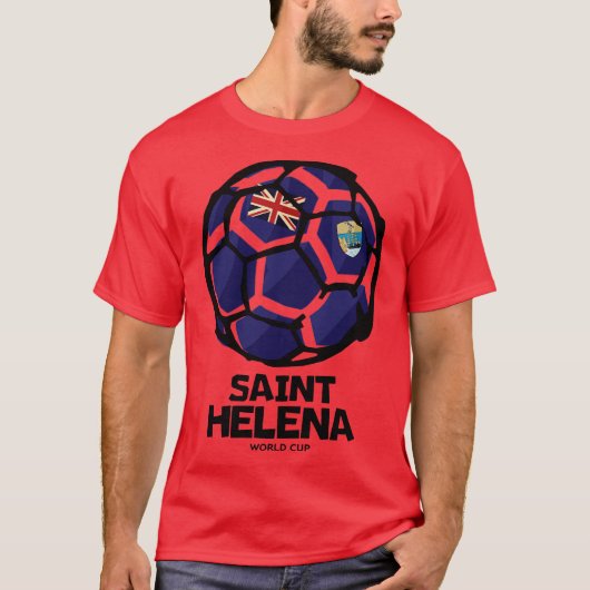Saint Helena Country Flag Tシャツ (正面)