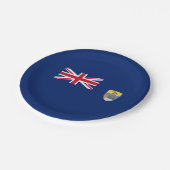 Saint Helena Flag ペーパープレート (アングル)