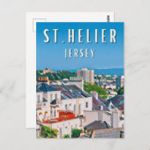 Saint Helier, la ville côtière dynamique ポストカード (正面/裏面)