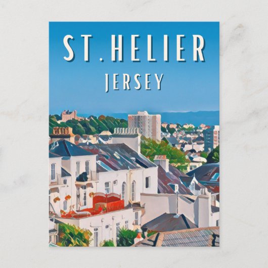 Saint Helier, la ville côtière dynamique ポストカード (正面)
