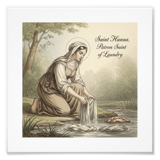 Saint Hunna, Patron Saint of Laundry フォトプリント (正面)