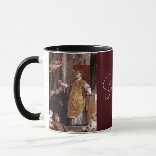 Saint Ignatius Loyola、Catholic Coffee Mugs マグカップ (左)