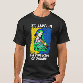 Saint Javelin Protector Of Ukraine Support Ukraine Tシャツ