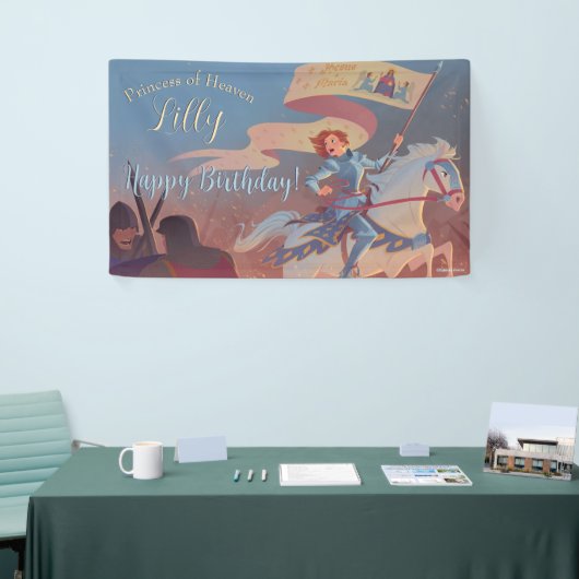 Saint Joan of Arc Banner (Customizable) 横断幕 (トレードショー)