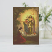 Saint Joan of Arc Heavenly Guidance Holy Card サンキューカード (スタンド正面)
