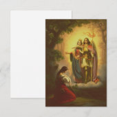 Saint Joan of Arc Heavenly Guidance Holy Card サンキューカード (正面/裏面)