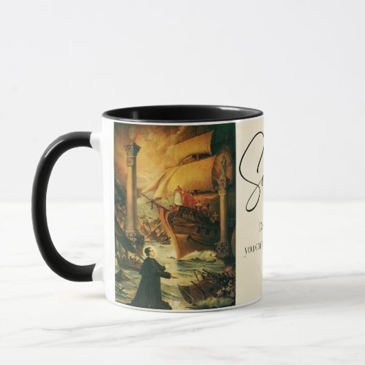 Saint John Bosco、Catholic Saint Coffee Mug マグカップ (左)