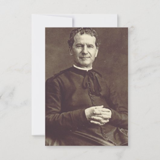 Saint John Bosco Teacher of Charity Holy Card サンキューカード (正面)