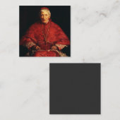 Saint John Henry Newmanイギリスの神学者 スクエア名刺 (正面/裏面)