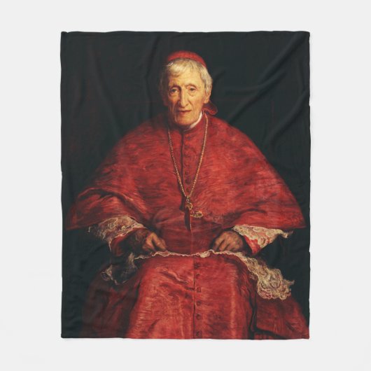 Saint John Henry Newmanイギリスの神学者 フリースブランケット (正面)