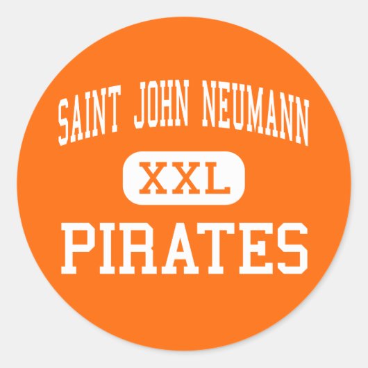Saint John Neumann – パイレーツ – ハイフィラデルフィア ラウンドシール (正面)