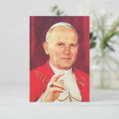 Saint John Paul II Apostle of Dignity Holy Card サンキューカード (スタンド正面)