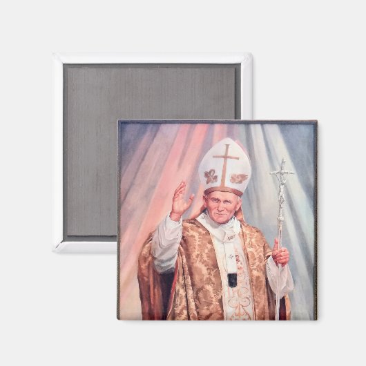 Saint John Paul II Display this Saint Proudly. マグネット (正面/裏面)
