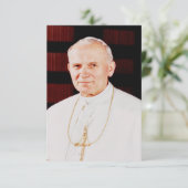 Saint John Paul II Holy Card サンキューカード (スタンド正面)