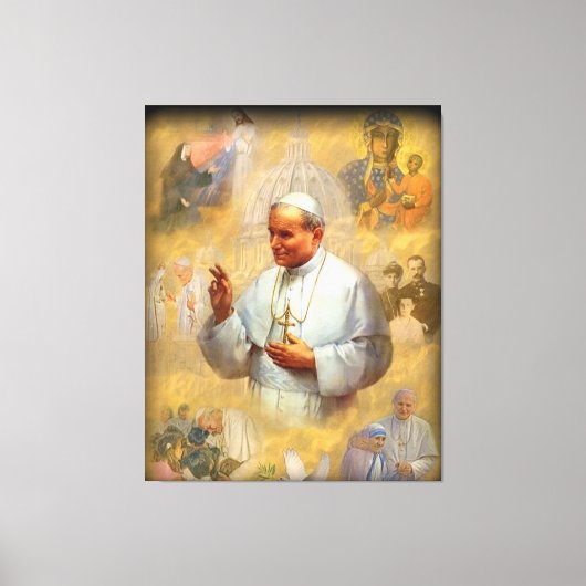 Saint John Paul II, JP2, San John Paolo II キャンバスプリント (正面)