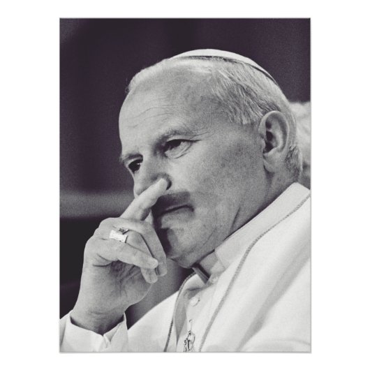 Saint John Paul II The Great Communicator Fine Art ポスター (正面)