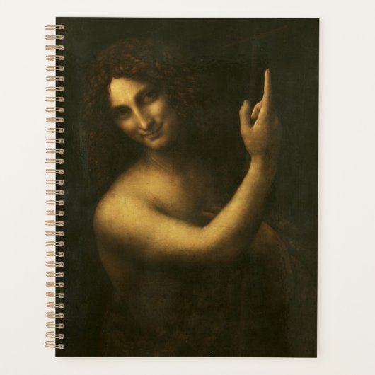 Saint John the Baptist by Leonardo da Vinci プランナー手帳 (正面)