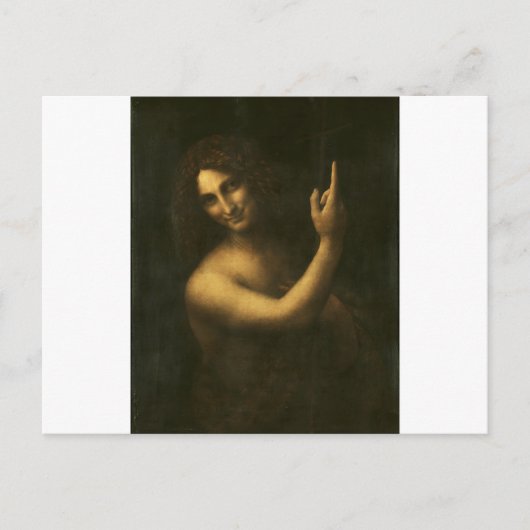 Saint John the Baptist by Leonardo da Vinci ポストカード (正面)