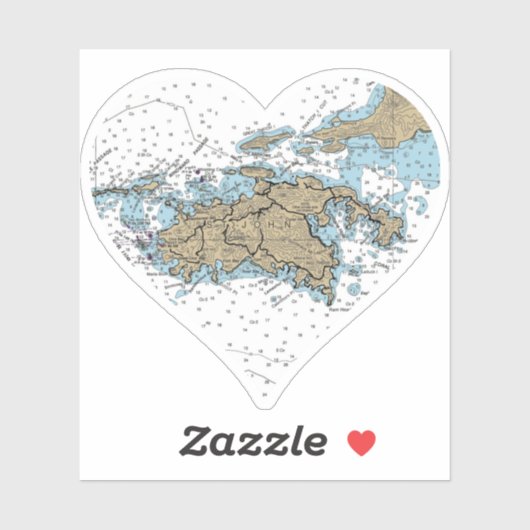 Saint John USVIチャート シール (シート)