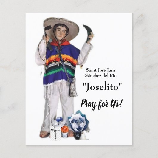 Saint José Luis Sánchez del Rio Card チラシ (正面)