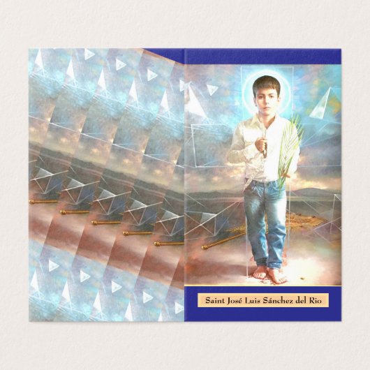 Saint José Sánchez del Rio Prayer Card (外部フラット)