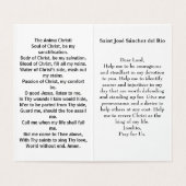 Saint José Sánchez del Rio Prayer Card (内部フラット)