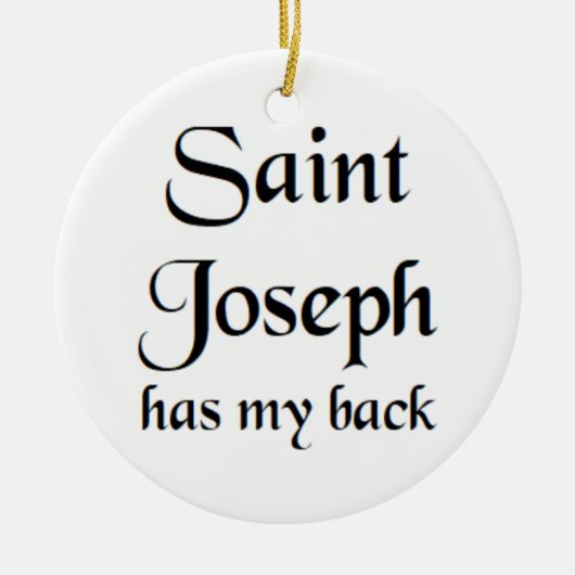 saint joseph セラミックオーナメント (正面)