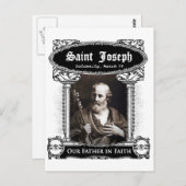Saint Joseph – 信仰の父ポストカードカスタム ポストカード (正面/裏面)