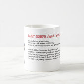 Saint Joseph Lexicon Tribute – 献身のモデル コーヒーマグカップ (中央)