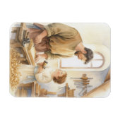 Saint Joseph The Carpenter マグネット (横)