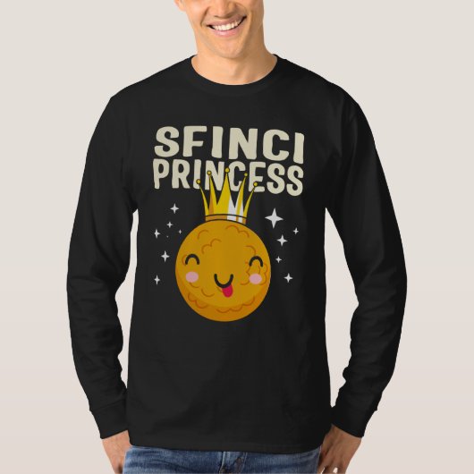 Saint Joseph's Day Sfinci Princess Cute Sicilian D Tシャツ (正面)