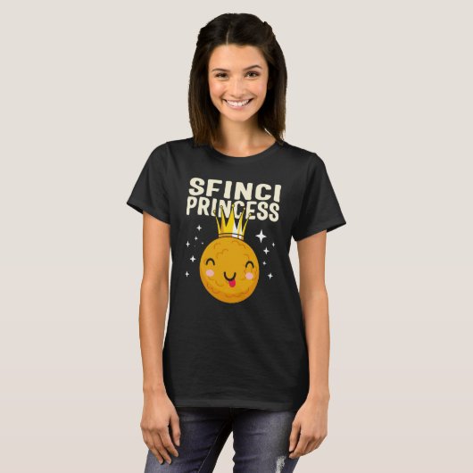 Saint Joseph's Day Sfinci Princess Cute Sicilian D Tシャツ (正面フル)