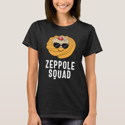 Saint Joseph's Day Zeppole Squad Sunglasses Italia Tシャツ (正面)