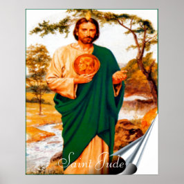 Saint Jude print ポスター