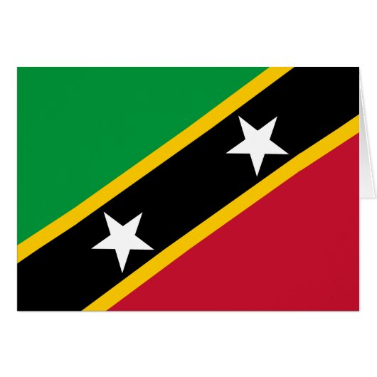 Saint Kitts and Nevis Flag (正面横)