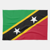 Saint Kitts and Nevis Flag キッチンタオル (横)