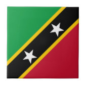 Saint Kitts and Nevis Flag タイル (正面)