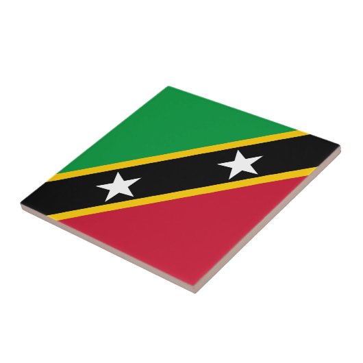 Saint Kitts and Nevis Flag タイル (側面)