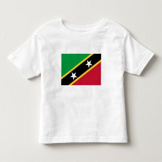 Saint Kitts and Nevis Flag トドラーTシャツ (正面)