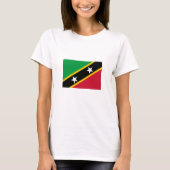 Saint Kitts and Nevis Flag Tシャツ (正面)